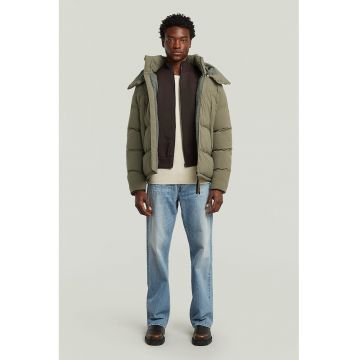 Blugi relaxed fit cu aspect decolorat - Albastru deschis