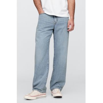 Blugi relaxed fit SuperSoft - Albastru deschis