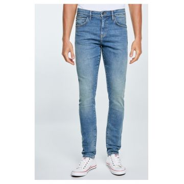 Blugi skinny fit Deric 390 - Albastru