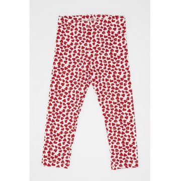 Colanti cu model - Rosu/Alb