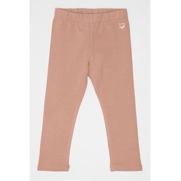 Colanti cu talie elastica - Roz prafuit