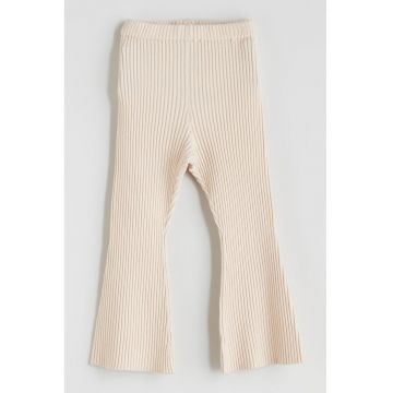 Colanti striati evazati - Galben pal