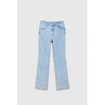 Jeansuri drepti albastra deschisa - Albastru deschis