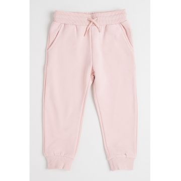Pantaloni de trening cu snur - Roz pal