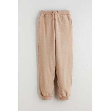 Pantaloni de trening cu talie ajustabila - Bej