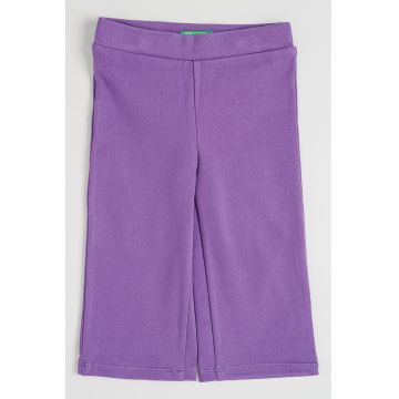 Pantaloni din amestec de bumbac - Lila