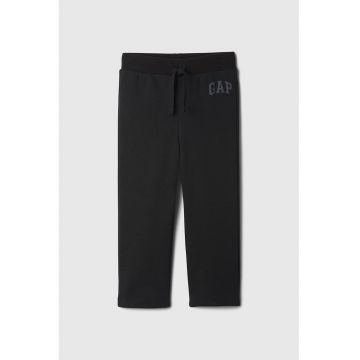 Pantaloni drepti de trening - Negru