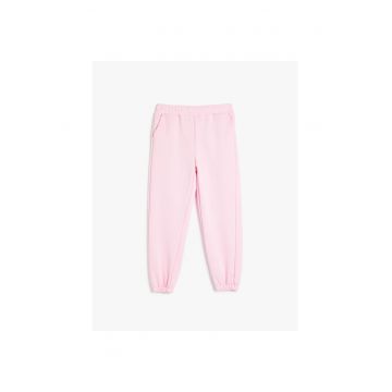 Pantaloni jogger de trening Basic - Roz
