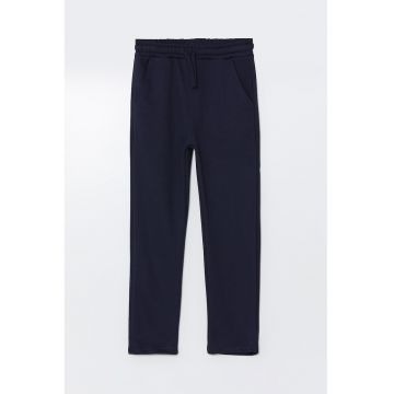 Pantaloni regular fit de trening cu snururi - Bleumarin