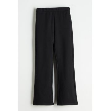 Pantaloni slim-fit cu striatii - Negru