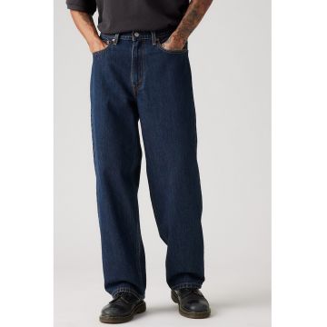 Youth Blugi relaxed fit cu 5 buzumare - Bleumarin