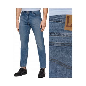 Blugi bărbați  Rider Slim - bumbac organic - albastru uzat - Albastru