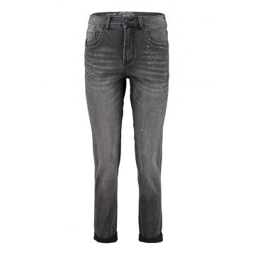 Blugi cu aspect prespalat - Gri melange