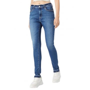 Blugi dama -  Bumbac/Elastan - Albastru -