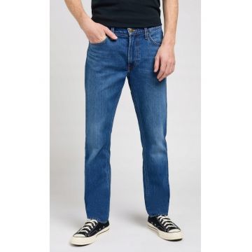 Blugi  Daren - croiala dreapta - albastru inchis - bumbac elastan