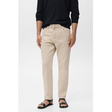 Blugi regular-fit cu buzunare - Alb fildes