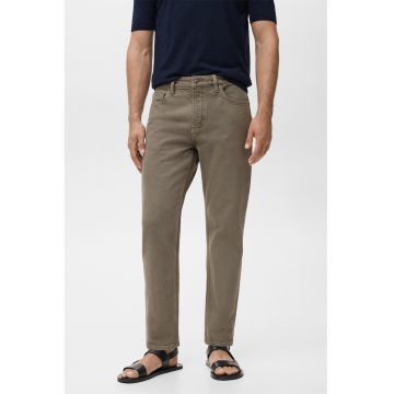 Blugi regular-fit cu buzunare - Maro taupe