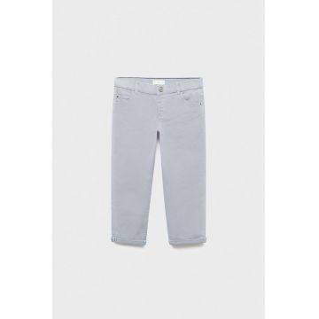 Blugi regular fit cu talie medie - Albastru pal