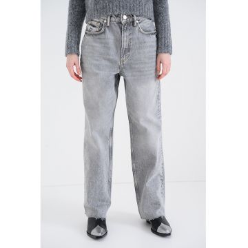 Blugi relaxed-fit Blake - Gri deschis melange