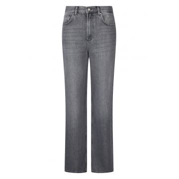 Blugi relaxed fit cu buzunare - Gri