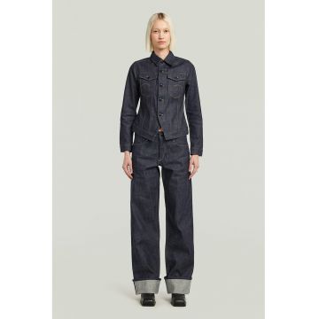Blugi relaxed fit Judee Selvedge - Albastru ultramarin