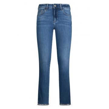 Blugi skinny Bottom Up - Albastru royal