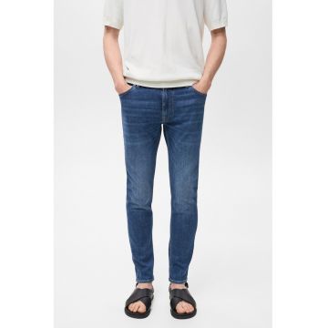 Blugi skinny cu talie medie Jude - Albastru