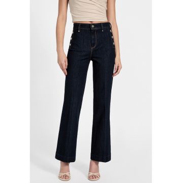 Blugi uni evazati - Albastru ultramarin