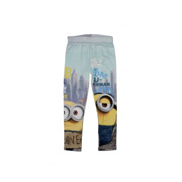 Jambiere Minions pentru fete - 5/6 ani - albastru