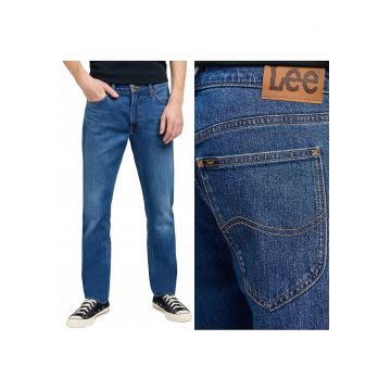 Jeans bărbați albastru închis Regular Straight - Albastru