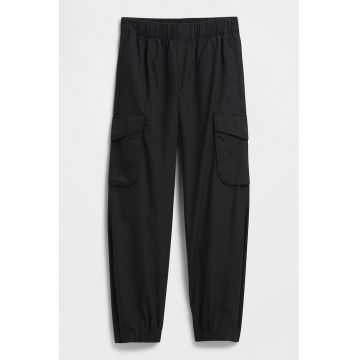 Pantaloni cargo relaxed fit - Negru