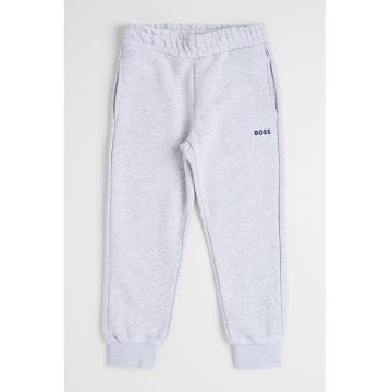 Pantaloni de trening conici cu buzunare - Gri deschis melange