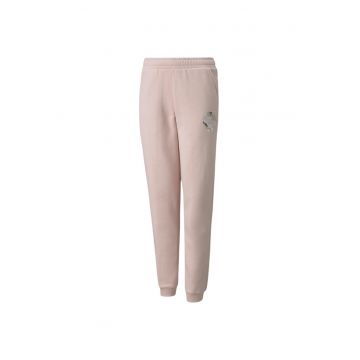 Pantaloni fete -  Alpha - Bumbac/Poliester - Roz - 6 ani -