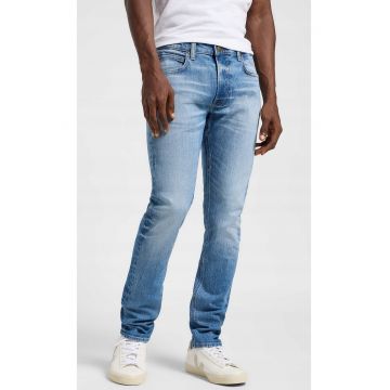 Pantaloni  Luke Slim Tapered - albastru - denim elastic - talie medie - set de blugi barbati