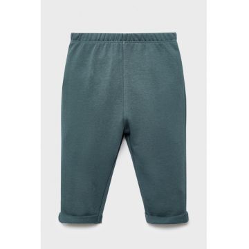 Pantaloni regular fit din bumbac - Albastru petrol