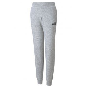 Pantaloni sport cu buzunare laterale Essentials - Gri melange