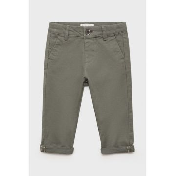 Pantaloni uni cu buzunare oblice - Verde/Kaki