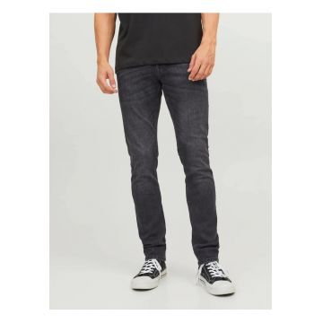 Blugi barbati GLENN - cu talie joasa si croiala Slim fit - Negru