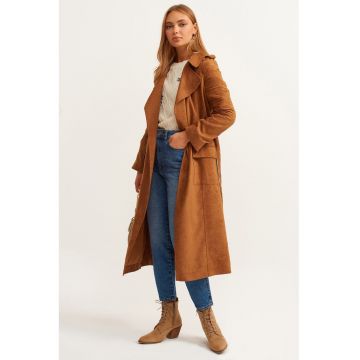 Blugi crop drepti - Albastru royal