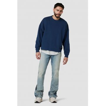 Blugi cu croi clasic cu fermoar și curea la glezne