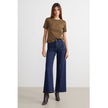 Blugi cu croiala ampla - Albastru inchis