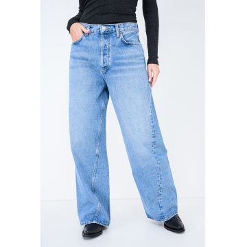 Blugi cu croiala ampla Low Slung - Albastru deschis