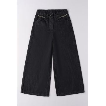 Blugi cu croiala ampla - Negru