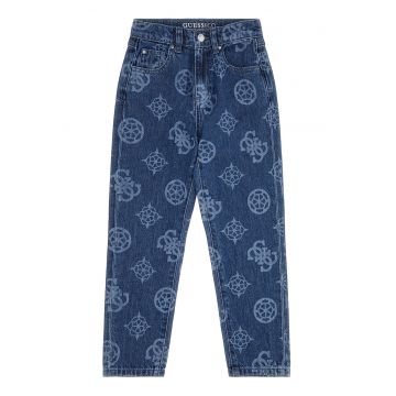 Blugi cu monograma - Albastru