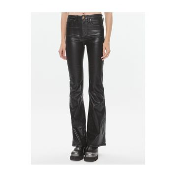 Blugi dama  model bootcut - negru