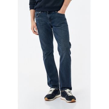 Blugi drepti cu 5 buzunare - Albastru ultramarin
