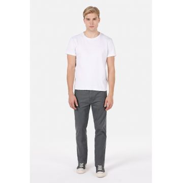 Blugi drepti din amestec de lyocell - Gri antracit