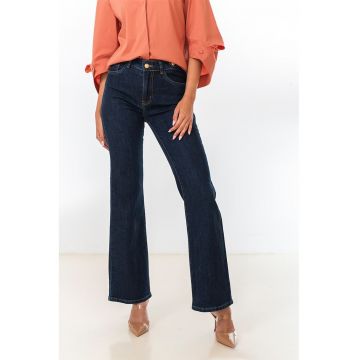 Blugi evazati Alice - Bleumarin