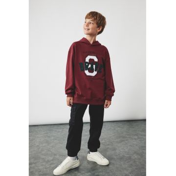 Blugi jogger cu snur - Negru