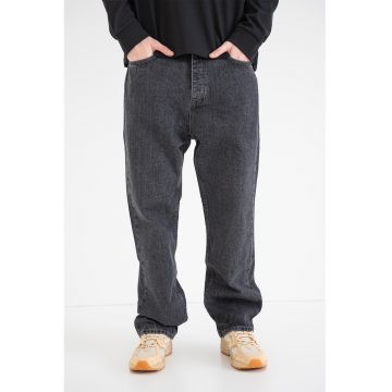 Blugi lejeri cu talie medie Nate - Gri antracit